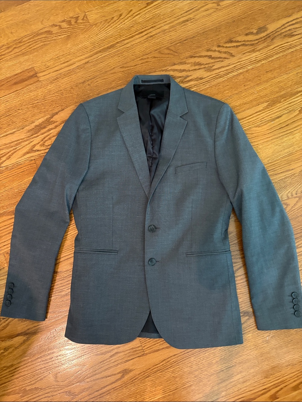 H&M Charcoal Gray Two-Button Sport Coat